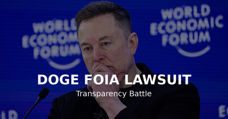 DOGE transparency FOIA lawsuit involving Elon Musk and U.S. Supreme Court dispute over government records