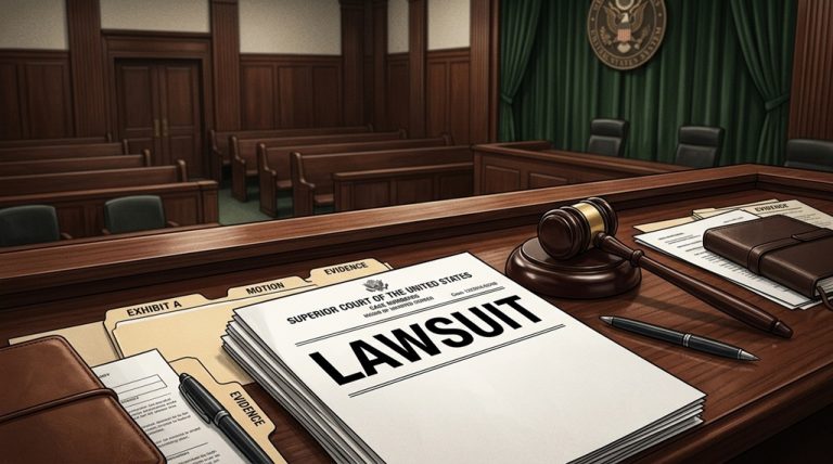 TaxRise lawsuit federal court documents and legal case files illustration