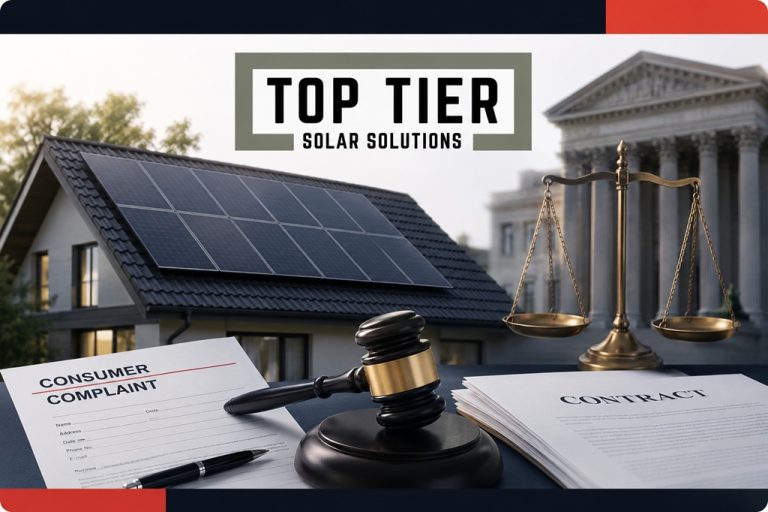 Top Tier Solar Solutions Lawsuit